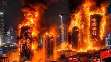 Tragedie in Hong Kong — Wolkenkrabber Tai Po in vlammen op, overal chaos!