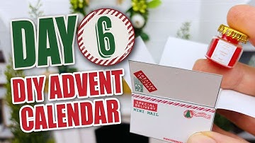 Day 6 DIY Miniature Advent Calendar - How to make your own Advent calendar with Miniature Candles