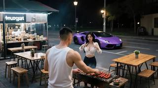 female CEO passing by help BBQ guy solve trouble,but he's richest man,help her succeed