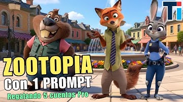 🟢Esta IA Crea VIDEOS LARGOS de 30 MINUTOS estilo Zootopia con 1 SOLO PROMPT