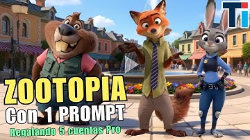 🟢¡LO ÚLTIMO! IA Crea Videos Largos de ZOOTOPIA de 30 MINUTOS con SORA 2 y con UN SOLO PROMPT