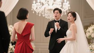 She showed up in a red dress at the mistress’s wedding, leaving the cheating man stunned!