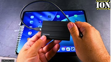 How to use Portable External SSD on iPad Pro M5