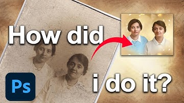 Watch This Vintage Photo Come Alive in Color – Photoshop Transformation