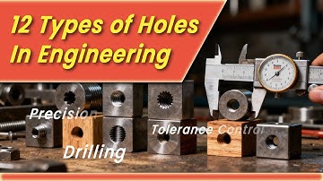 12 Types of Holes in Engineering Drawing &Manufacturing