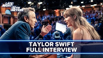 Taylor Swift and Seth Talk The Life of a Showgirl, Travis Kelce and More