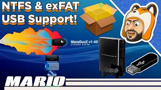 How to Install PS3 PKG Files from NTFS/exFAT USB Drives with ManaGunZ | Large 4 GB  PKG Support!