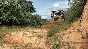 Road Repair Process by D6R XL Bulldozer Exclusive Video!