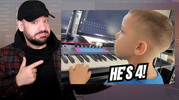 I Let My 4-Year-Old Control the Studio… The Beat SHOCKED Me (Novation FLKey Demo)