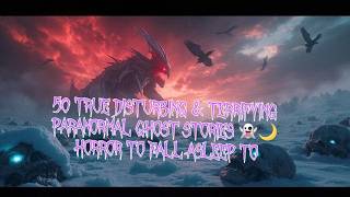 50 TRUE Disturbing & Terrifying Paranormal Ghost Stories 👻🌙 Horror to Fall Asleep To