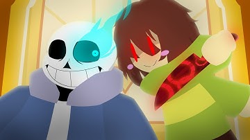 sans vs chara ❘ Animation