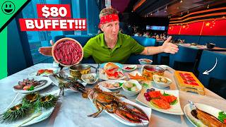 $2 Buffet vs $80 Buffet in Chengdu, China!! I Can't Believe They Eat This!!