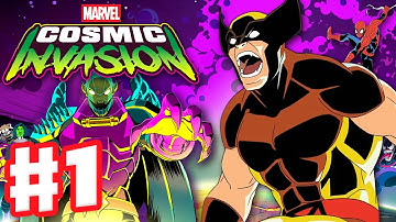 Marvel Cosmic Invasion - Gameplay Walkthrough Part 1 - FULL GAME!