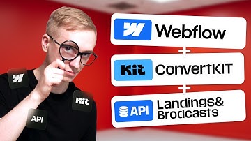 How to Connect API ConvertKit (Kit) with Webflow | API integration Broadcasts and Landing pages