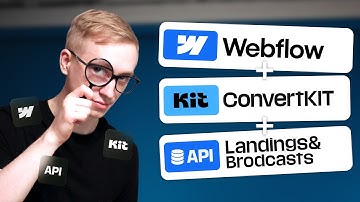 How to Connect API ConvertKit (Kit) with Webflow | API integration Broadcasts and Landing pages
