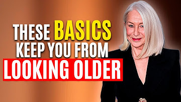Only These 6 Basics Make You Look Young & Elegant at 60+