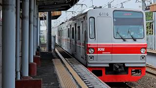 [4K] Stasiun Kalideres: Kompilasi Kereta JR 205, EA203, TM 6000 | KRL Commuter Line (3/3)