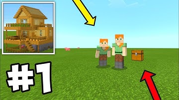 Building Craft Robo City Flat World Multiplayer Survival Walkthrough Part 1