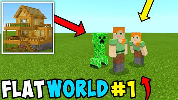 Building Craft Robo City Flat World Multiplayer Survival Walkthrough Part 1