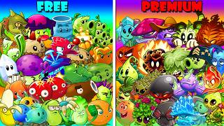 TEAM FREE vs PREMIUM Level 1 Battlez - Who Will Win? - Pvz 2 Team Plant vs Team Plant