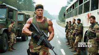 2025 Action Movie! Terrorists Took Hostages on a Bus, But Commando Turned the Ambush Into a Massacre