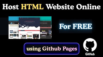 Host Your HTML Website for FREE with GitHub Pages | Step-by-Step Tutorial