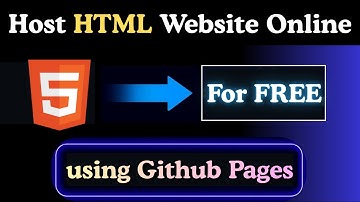 Host Your HTML Website for FREE with GitHub Pages | Step-by-Step Tutorial