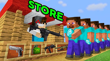 I Opened a Gun Shop in Minecraft