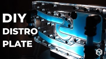 DIY Custom Distro Plate for PC Water Cooling