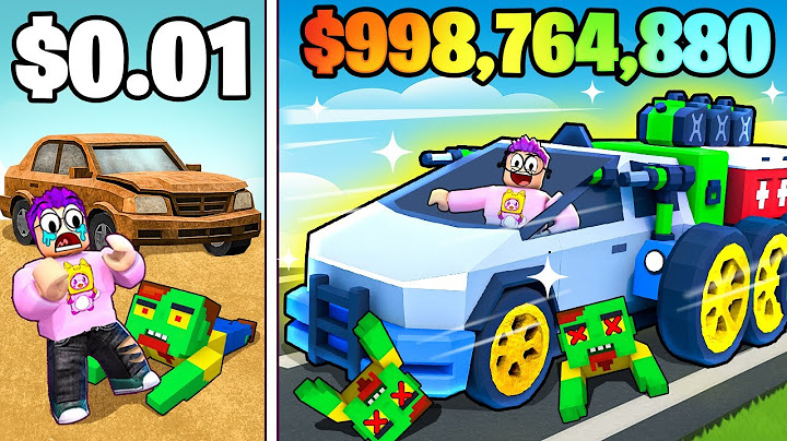 We Go MAX LEVEL In ROBLOX BUILD A CAR TO KILL ZOMBIES!?