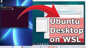 How to install Ubuntu with Desktop environment on WSL (Windows subsystem for Linux)