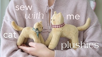 Handmade Cat Plushie: Watch Me Sew the Fabric Toys