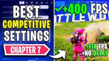 Fortnite Chapter 7: BEST PC Settings to FIX FPS Drops, Lags & Stutters on ANY PC 📈