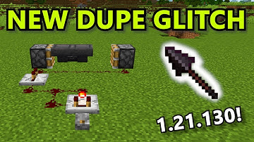 NEW WORKING DUPE GLITCH 1.21.130 In Minecraft Bedrock!