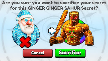 Unlocking MAX Level GINGER BREAD SAHUR In Brainrot Evolution!