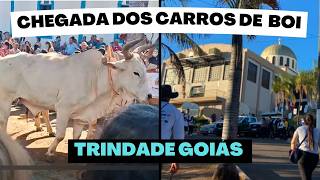 DESFILE DOS CARROS DE BOI 2025 ROMARIA DIVINO PAI ETERNO  em TRINDADE GOIÁS 