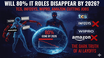 Will 80% IT Roles Disappear by 2026? TCS, Wipro, Amazon Cutting Jobs | The Dark Truth of AI Layoffs