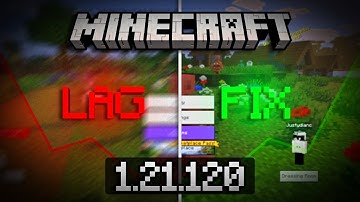 Minecraft FIX 1.21.120 Update LAG...(2 Methods)