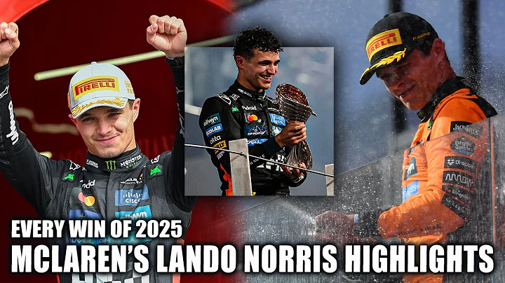 FINAL LAPS OF EVERY LANDO NORRIS WIN OF 2025 🏎️ | ESPN F1