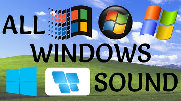 From Windows 1.0 to Windows 11 — all the original sounds in one video! - Wav Boys