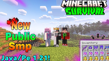 👁️‍🗨️ New Best Public Survival Smp Server For Minecraft 🌲| Java + Pe | 24/7 Online  | Free To Join 😱