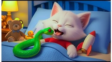 😲 OMG 🐍 Kitten is in Big Trouble 🥺 Little Kitten’s Unbelievable Snake Story