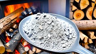 Get some wood ash, it can help you survive war and power outages!