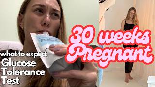 30 Weeks Pregnancy Update Vlog | Glucose Test Fail?! Weekly Bump, Contractions, Maternity Photoshoot