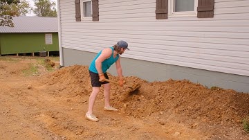 I destroyed my yard to save my studio (hopefully)