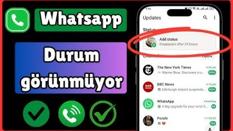 WhatsApp Durum Gözükmüyor Sorunu Nasıl Düzeltilir (2025) | Durum Yüklenmiyor Çözümü