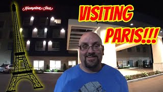 We Made it to Paris!  Eiffel Tower & Hampton Inn Paris Tour and Review