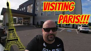 We Made it to Paris!  Eiffel Tower & Hampton Inn Paris Tour and Review