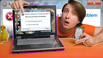 Using A Laptop With A FAILING Hard Drive!