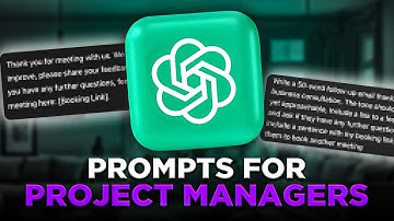 ChatGPT Prompts That Will Replace 99% of Project Management Work (AI for Project Managers)